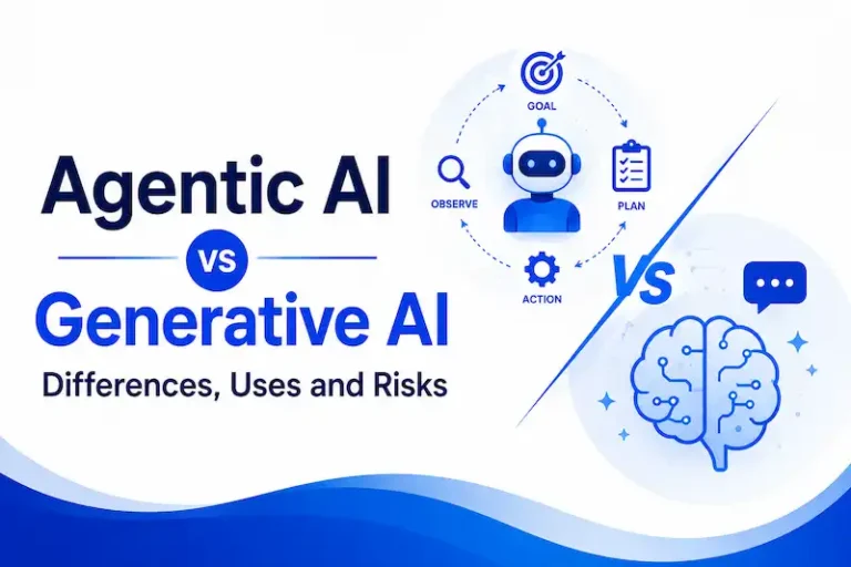 Agentic AI vs Generative AI Differences, Uses and Risks