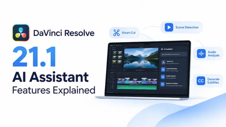 DaVinci Resolve 21.1 AI Assistant Features Explained